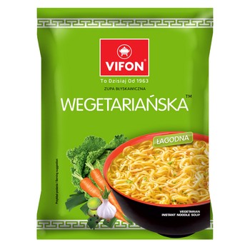 Zupa błyskawiczna wegetariańska Vifon 70 g Zupa błyskawiczna wegetariańska Vifon 70 g