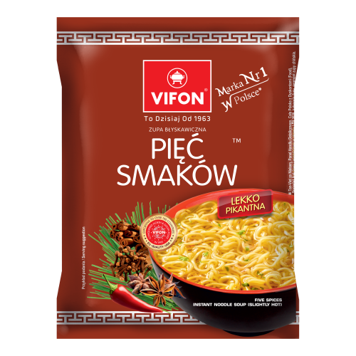 Zupa błyskawiczna pięć smaków Vifon 70 g