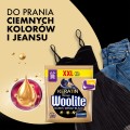 Żelowe kapsułki do prania z keratyną czerń, ciemne kolory & jeans Woolite 33 szt.