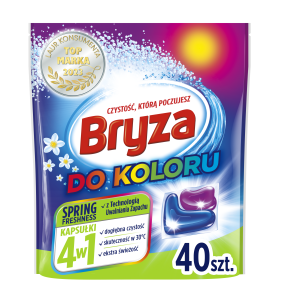 Kapsułki do prania 4w1 Spring Freshness do koloru Bryza 40 szt.