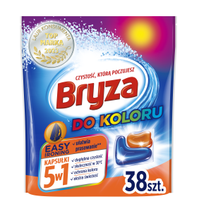 Kapsułki do prania 5w1 Easy Ironing do koloru Bryza 38 szt.