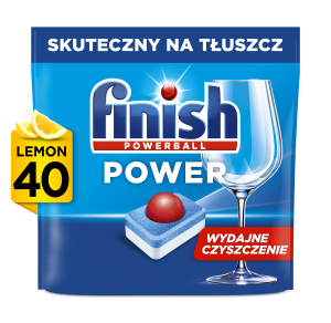 Tabletki do zmywarki Power All-in-1 lemon Finish 40 szt.