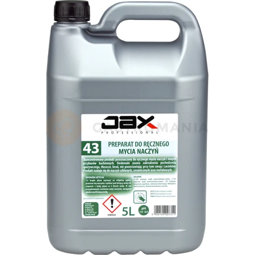 Płyn do ręcznego mycia naczyń Jax Professional 43 5 l Płyn do ręcznego mycia naczyń Jax Professional 43 5 l