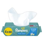 Chusteczki pielegnacyjne Fresh Clean Pampers 4x80szt.