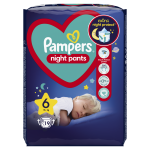 Pieluchomajtki Pampers Night Rozmiar 6 19 szt.