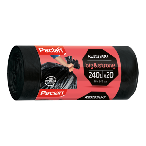 Worki na śmieci Paclan Big&Strong 240 l 20 szt.