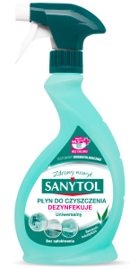 Spray uniwersalny do czyszczenia i dezynfekcji o zapachu eukaliptusa Sanytol 500 ml