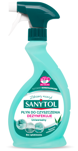 Spray uniwersalny do czyszczenia i dezynfekcji o zapachu eukaliptusa Sanytol 500 ml