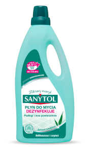 Płyn uniwersalny do mycia i dezynfekcji podłóg i innych powierzchni o zapachu eukaliptusa Sanytol 1 l