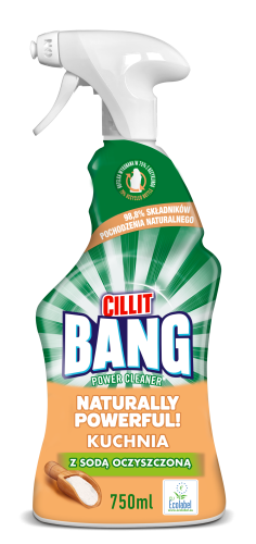 Spray do czyszczenia Cillit Bang Naturally Kuchnia 750 ml