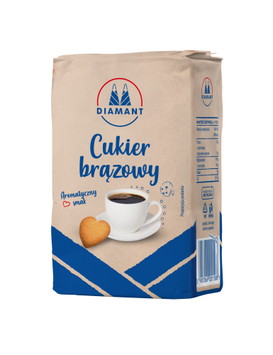 Cukier brązowy Diamant 500 g Cukier brązowy Diamant 500 g