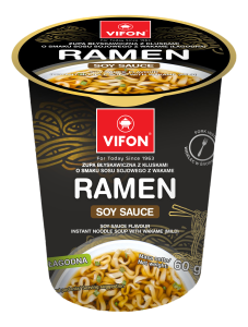 Ramen o smaku sosu sojowego z wakame Vifon 60 g