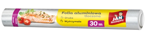 Folia aluminiowa Jan Niezbędny 30 m 1szt. Folia aluminiowa Jan Niezbędny 30 m 1szt.