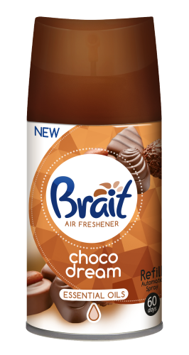 Brait zapas automatycznych odświeżaczy CHOCO DREAM 250 ml