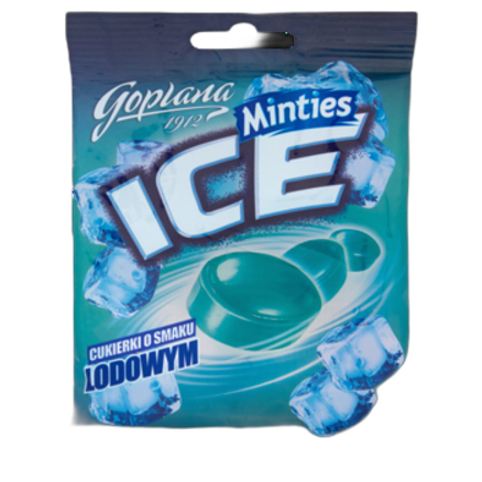 Goplana Minties Ice Cukierki o smaku lodowym 90 g Goplana Minties Ice Cukierki o smaku lodowym 90 g