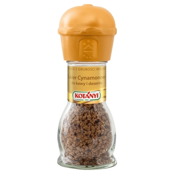Kotányi Młynek Cukier cynamonowy do kawy i deserów 37 g Kotányi Młynek Cukier cynamonowy do kawy i deserów 37 g