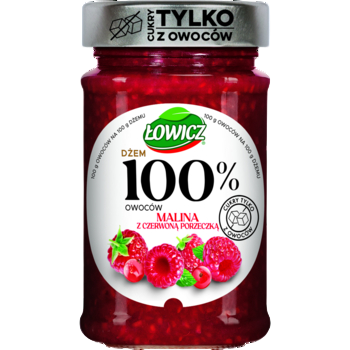 Łow.Dżem malina czer.porz.210 g Łow.Dżem malina czer.porz.210 g