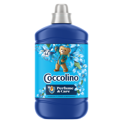 Coccolino passion flower & bergamot płyn do płukania tkanin o zapachu kwiatów passiflory i bergamotki 1,6 l
