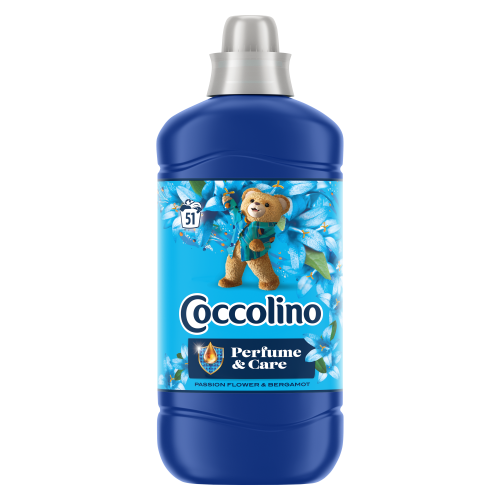 Coccolino passion flower & bergamot płyn do płukania tkanin o zapachu kwiatów passiflory i bergamotki 1,275 l