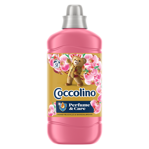 Coccolino honeysuckle & sandalwood płyn do płukania tkanin o zapachu drzewa sandałowego i kwiatu wiciokrzewu 1,275 l