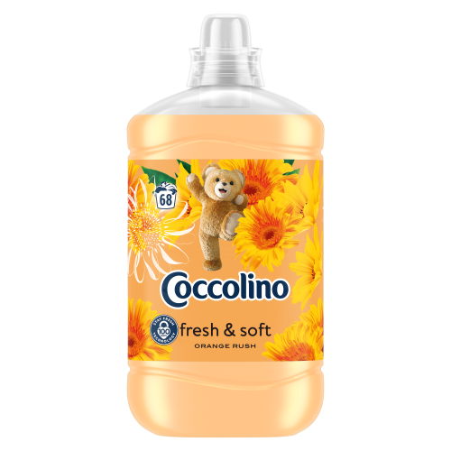 Coccolino orange rush płyn do płukania tkanin o zapachu kwiatów pomarańczy 1,7 l