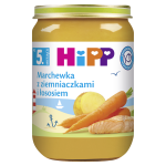 HiPP Marchewka. ziemniak i łosoś po 5 miesiącu 190 g
