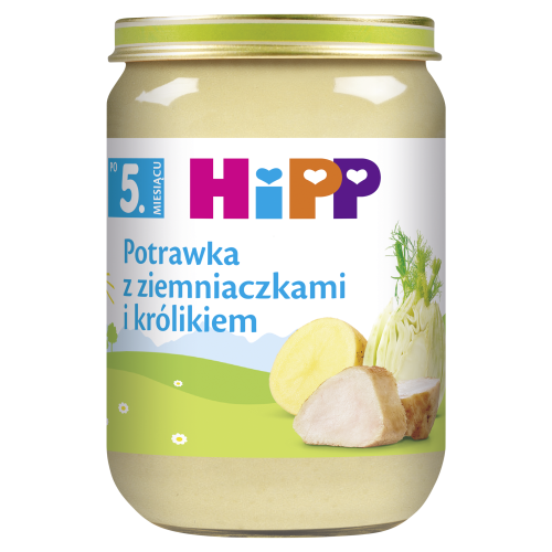 HiPP Potrawka z ziemniakami i królikiem po 5 miesiącu 190 g