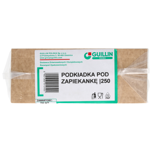 Guillin polska tekturowe podkładki pod zapiekankę 10 x 25 cm 250 szt