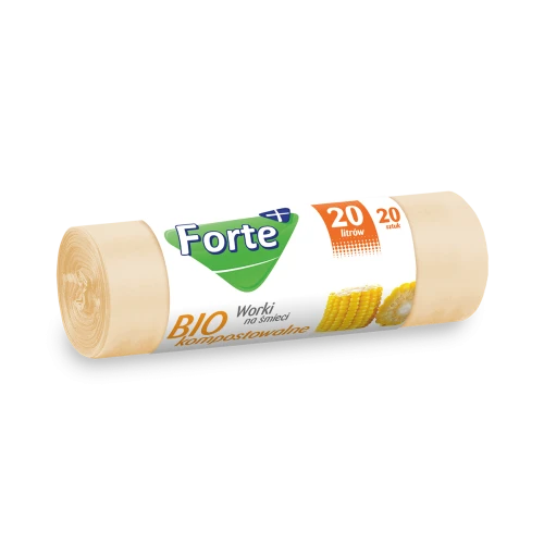 Forte+ worki na śmieci biokompostowalne 20 l 20 szt.