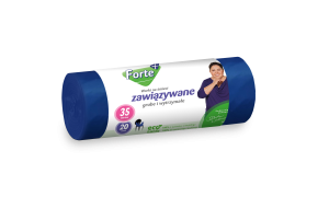 Forte+ worki na śmieci zawiązywane 35 l 20 szt.