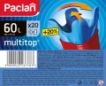 Paclan mulitop worki na śmieci 60 l 24 szt.