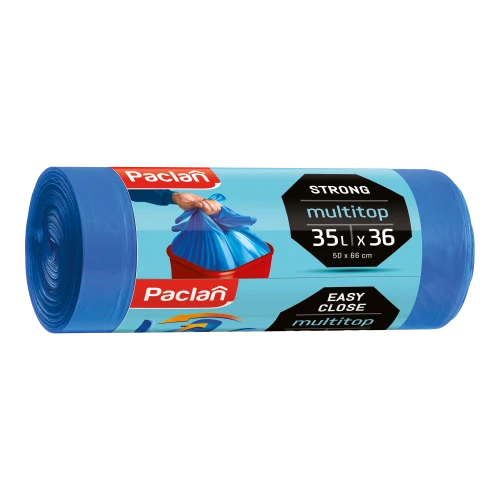 Paclan multitop worki na śmieci 35 l 36 szt.