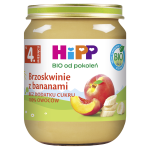 Brzoskwinie z bananami po 4 miesiącu HiPP BIO 125 g