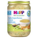 Zupka koperkowa z ryżem i indykiem po 7 miesiącu HiPP BIO 190 g