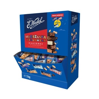 Mieszanka Wedlowska cukierki w ciemnej czekoladzie E. Wedel 3 kg Mieszanka Wedlowska cukierki w ciemnej czekoladzie E. Wedel 3 kg
