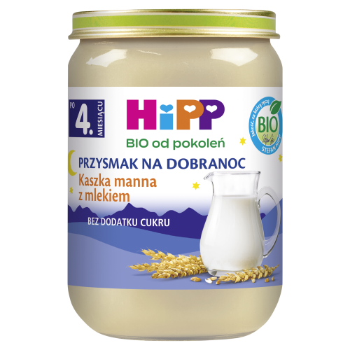 Kaszka manna z mlekiem HiPP BIO 190 g