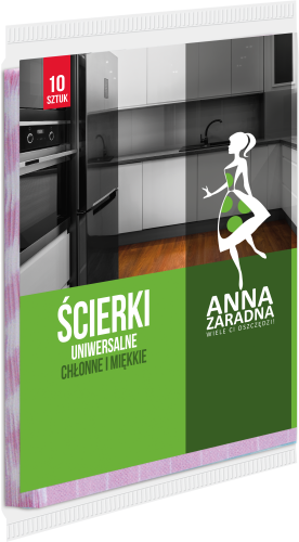 Anna Zaradna ścierka uniwersalna 10 szt Anna Zaradna ścierka uniwersalna 10 szt