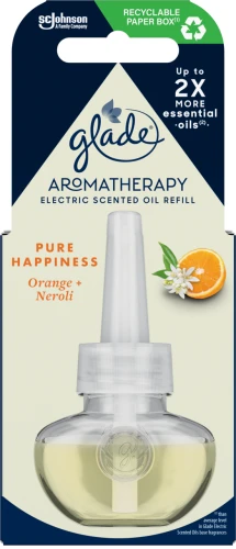 Glade aromatherapy electric scented oil - pure happiness, zapas 20 ml Glade aromatherapy electric scented oil - pure happiness, zapas 20 ml
