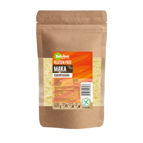 Balviten mąka kukurydziana 500 g. produkt bezglutenowy