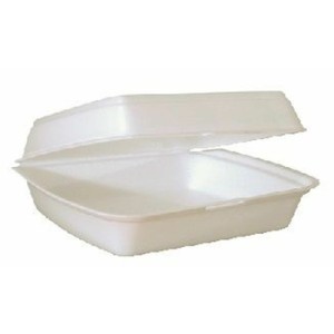 Huhtamaki menubox niedzielony biały styropianowy xps 50 szt.