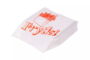 Huhtamaki torebka papierowa fałdowa na frytki z nadrukiem uniwersalnym 250 szt