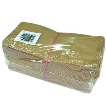 Eko-Pap torebka fałdowa szara 28x12x5 250 szt. Eko-Pap torebka fałdowa szara 28x12x5 250 szt.