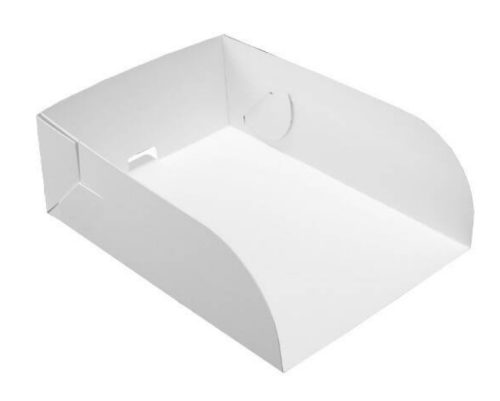 Kartonik szufelka do ciastek 18x25x6 cm 100 szt. polkrys Kartonik szufelka do ciastek 18x25x6 cm 100 szt. polkrys