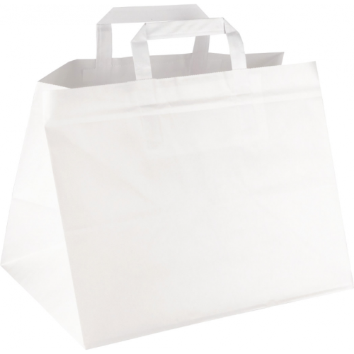 Torba cateringowa 32x20x25 mm. kpl 25 szt biała horeca polska Torba cateringowa 32x20x25 mm. kpl 25 szt biała horeca polska