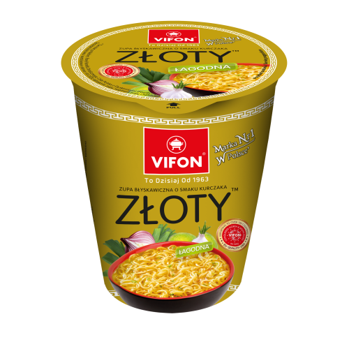 vifon zupa o smaku kurczaka złoty 60 g kubek