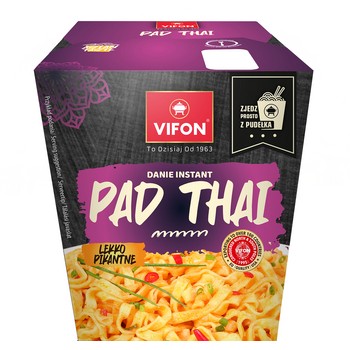 Lunch box pad thai z nudlami o smaku kurczaka (lekko pikantny) 85 g vifon Lunch box pad thai z nudlami o smaku kurczaka (lekko pikantny) 85 g vifon