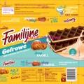 Wafle familijne gofrowe o smaku słony karmel 140 g