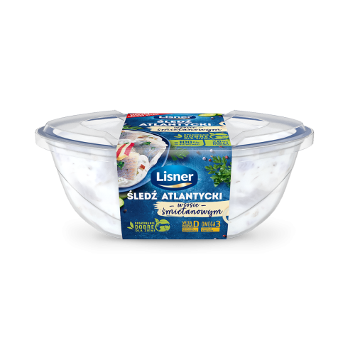 Śledź w sosie śmietanowym Lisner 160g