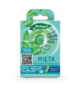 Herbapol cukierki funkcjonalne odświeżające o smaku miętowym 20 g