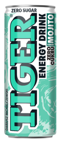 Tiger Zero Sugar o smaku Mojito gazowany napój energetyzujący 250 ml